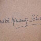 Oil on Canvas by Daniele Karsenty Schiller 1972