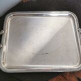 Silver metal tray