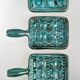 Set of 3 Robert Picault ceramic snail pans