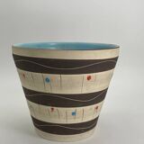 Large ceramic plant pot from the 1950s