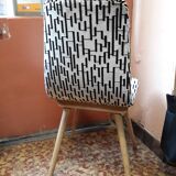 Vintage compass foot chair