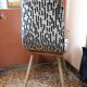 Chaise vintage pieds compas
