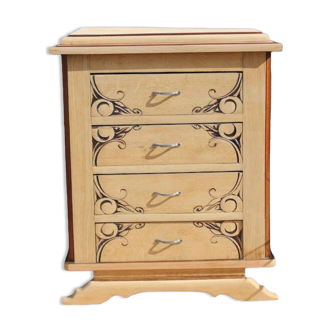 Small art deco chest of drawers