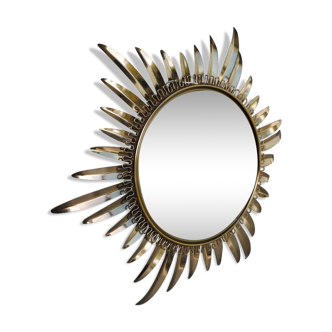 Miroir soleil oeil de sorcière vintage 48cm