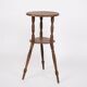 Table d'appoint/fleur - pin - pieds tournés - à deux niveaux - années 1880