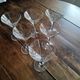 Lot of 6 vintage champagne glasses in conical drinking glass