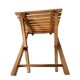 Folding wooden stool