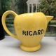 Old yellow ricard pitcher signed marseille saint uze