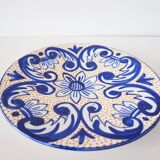 Spanish painted ceramic plate