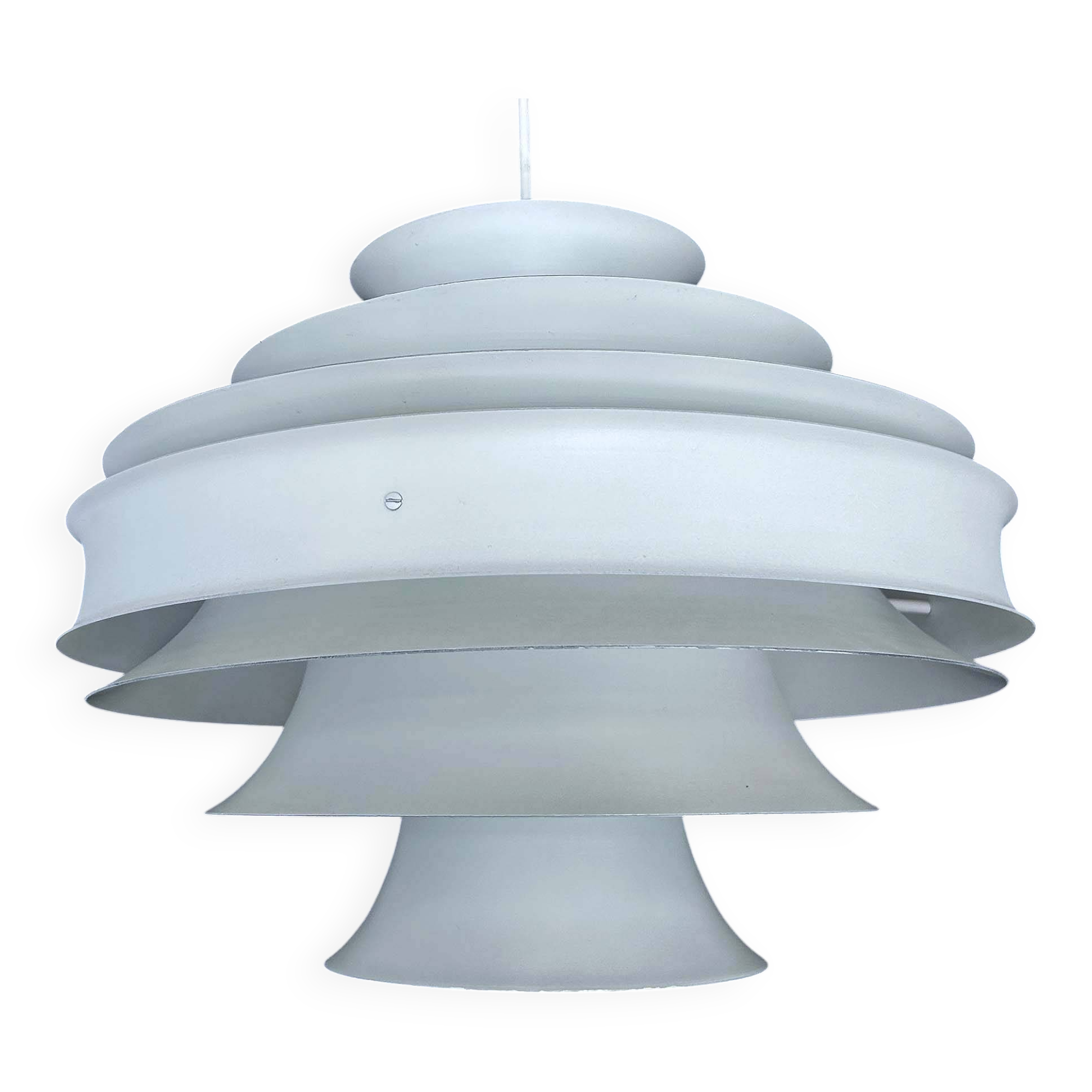 Large Scandinavian pendant light, 70s