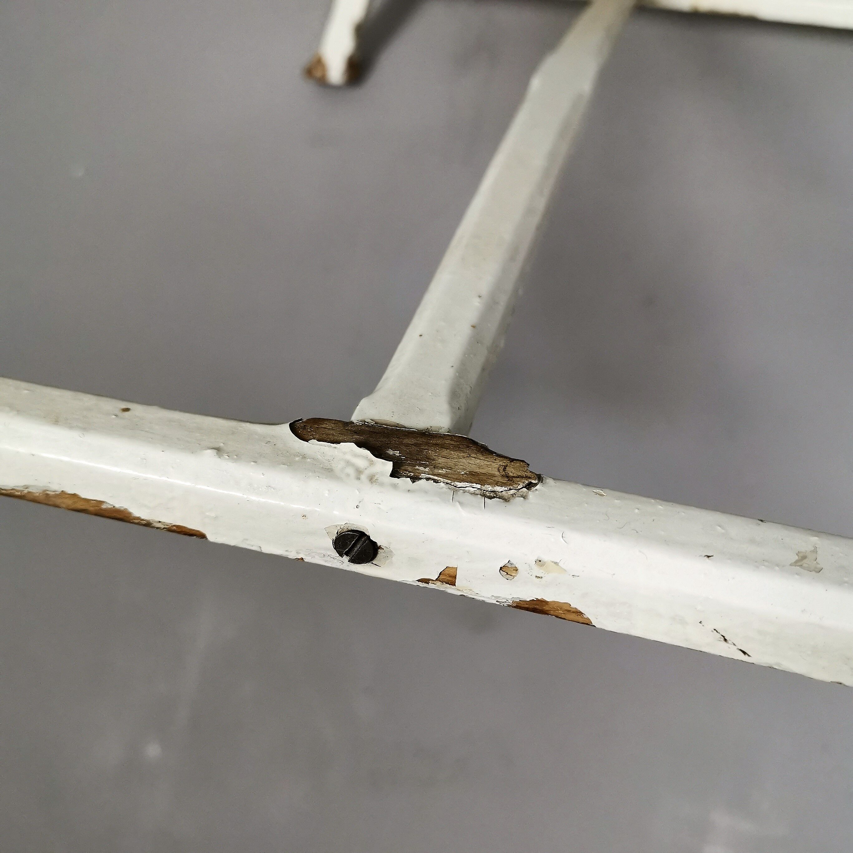 Small child bench painted wooden