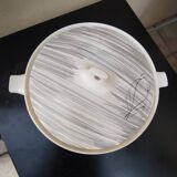 Soupière et plat niderviller modèle chatons 1950