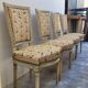 Série de 4 chaises de style Louis XVI ancienne