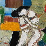 Judith guion. the dance, 2007. oil on canvas.