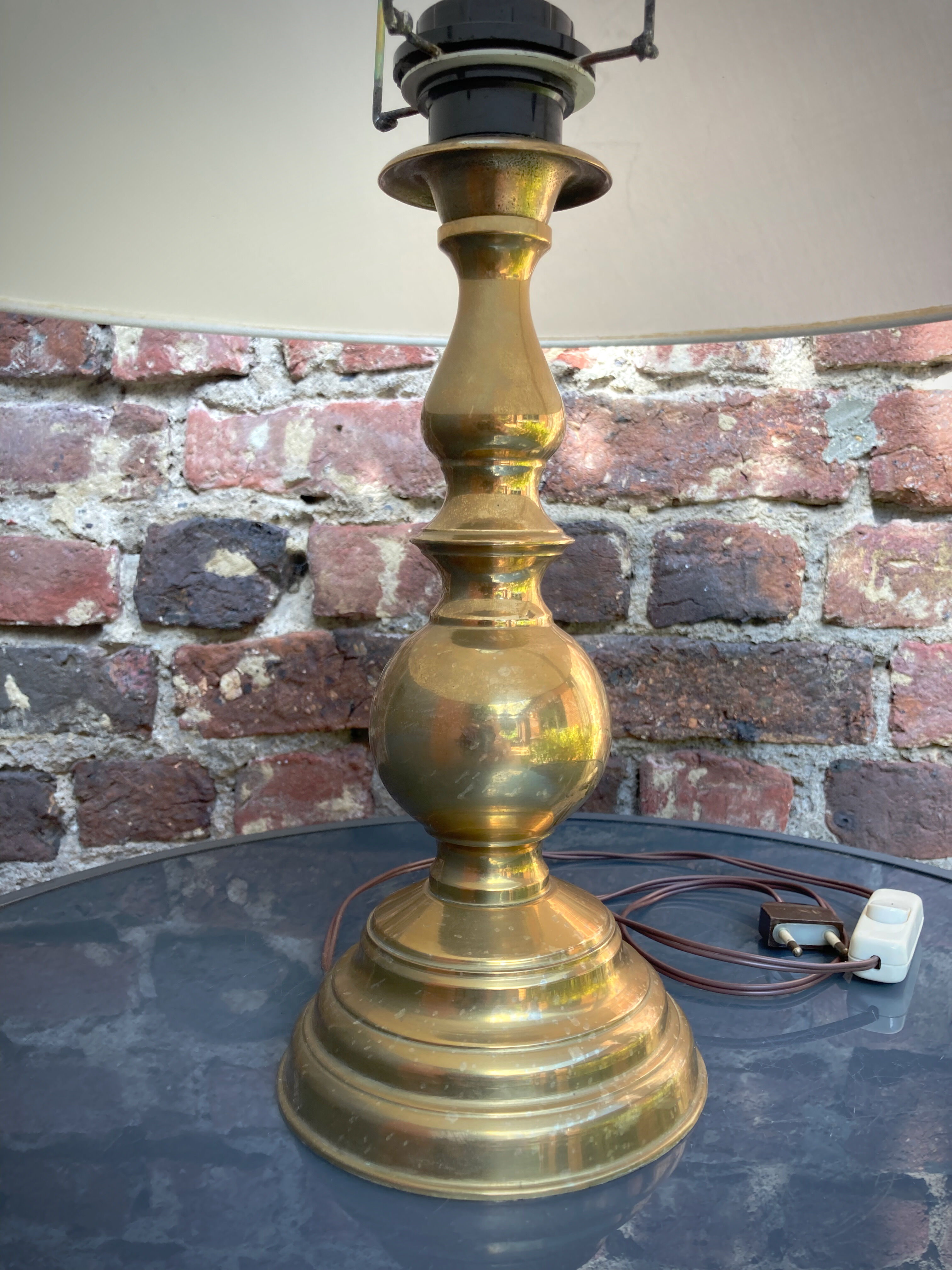 Vintage brass table lamp