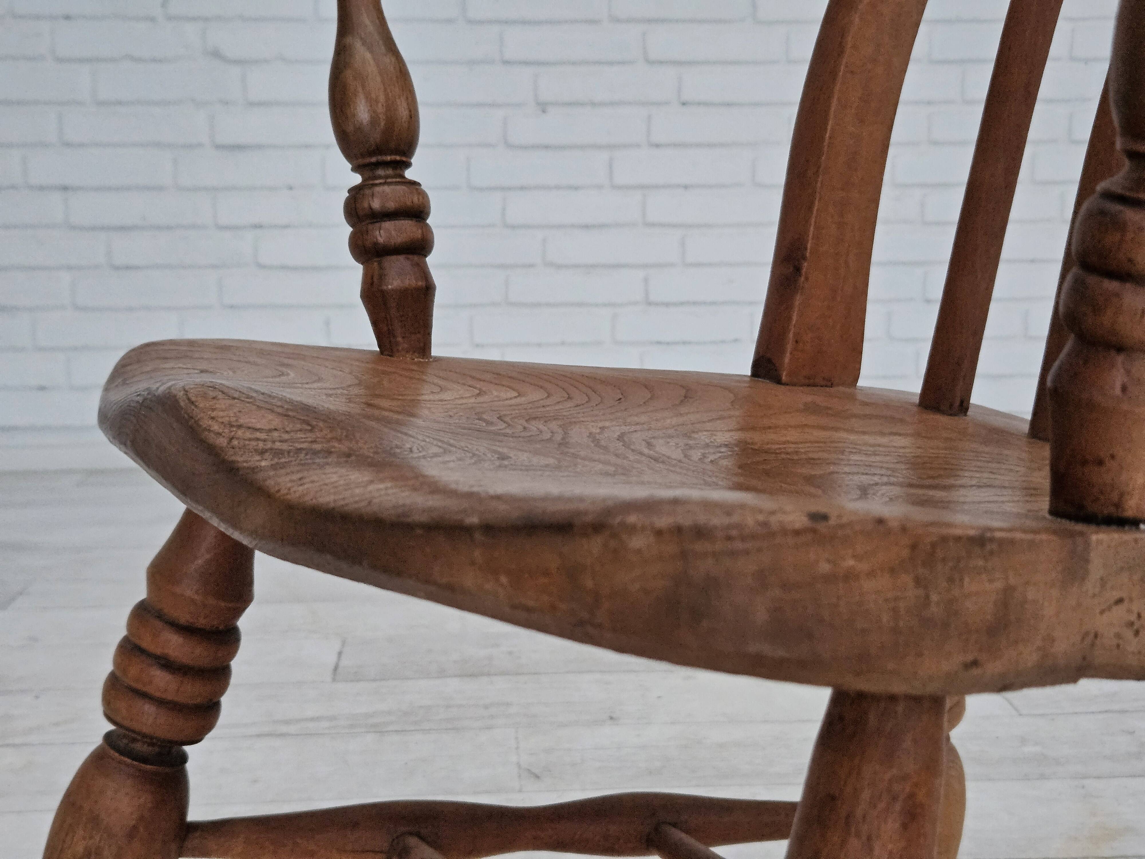 1950s, Scandinavian design, wood armchair, ash wood, oak wood.