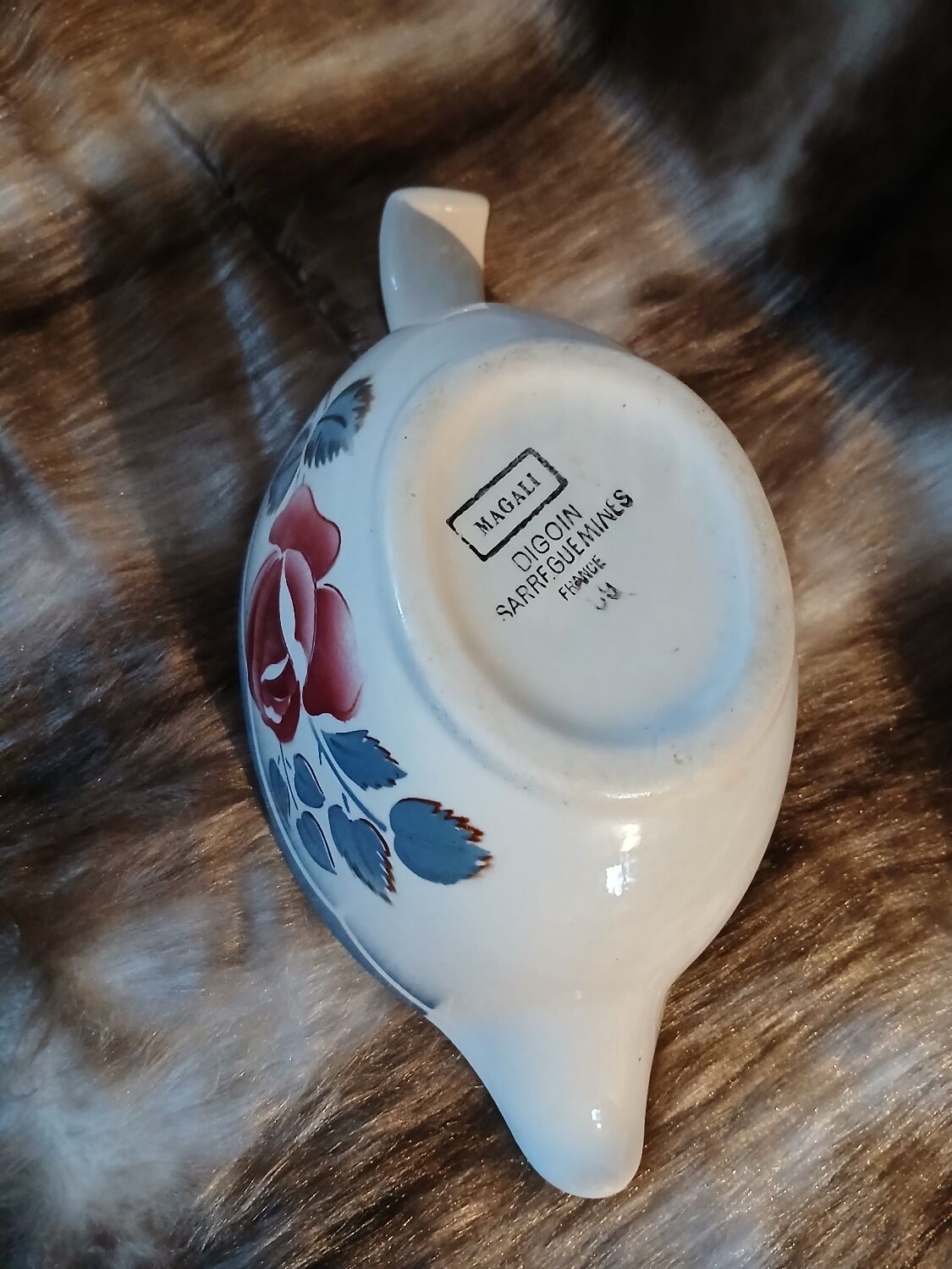 Saucière ancienne Digoin et Sarreguemines