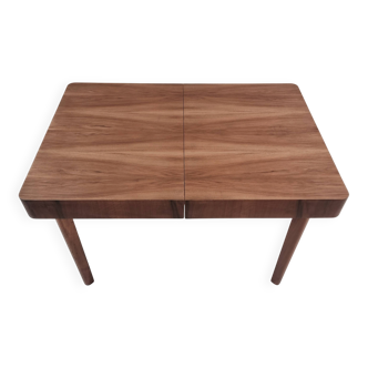 Art Deco dining table in walnut, 1960s