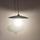 Industrial hanging lamp with green and white enamelled tin blinds