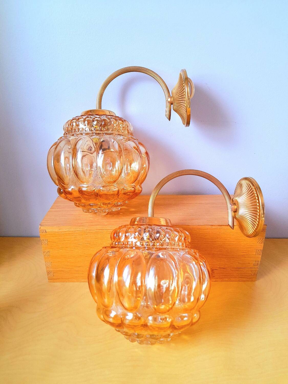 Bubble wall lights Helena Tynell, 1970.