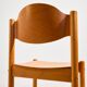 Stackable oak chair