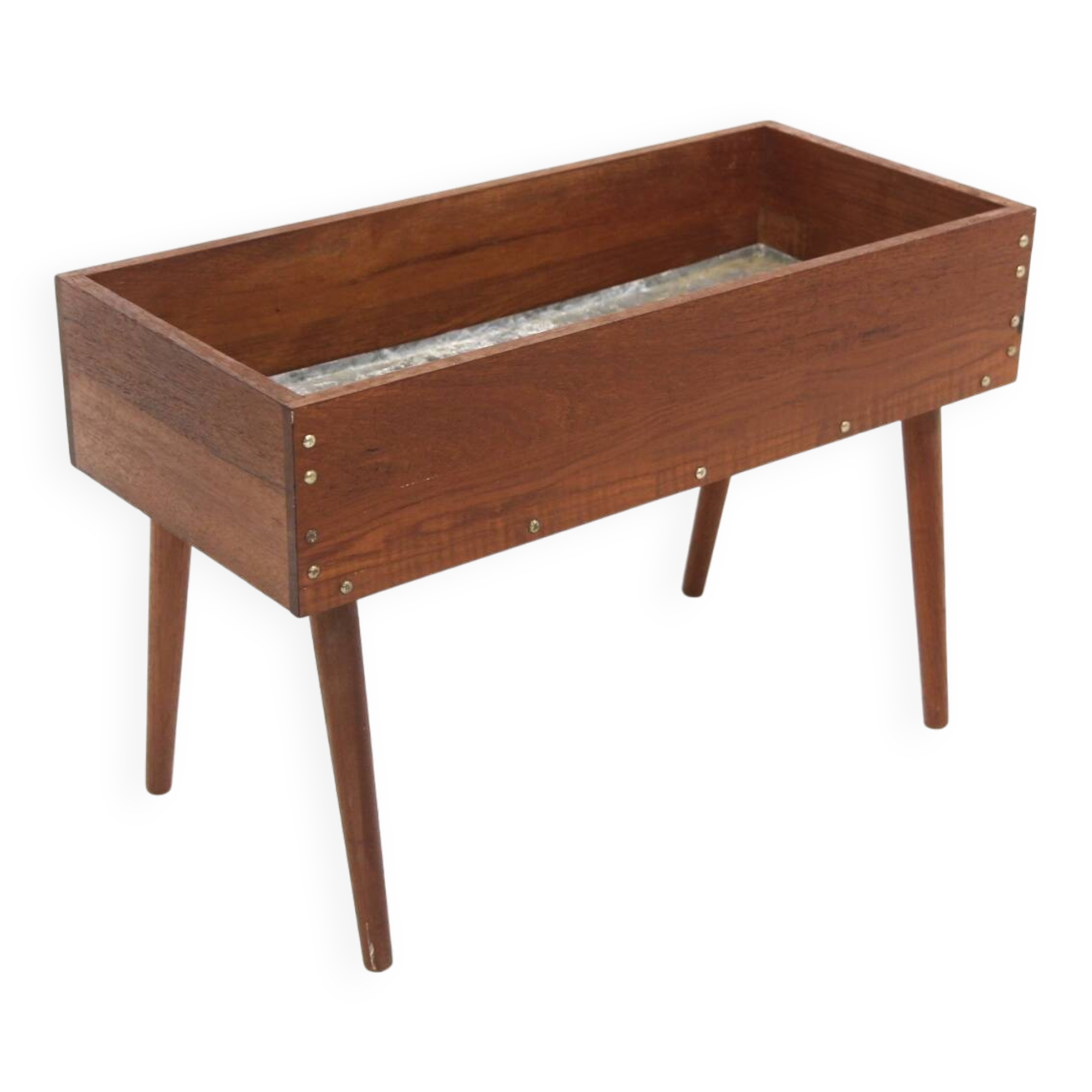 Scandinavian indoor teak planter, Sweden, 1950s