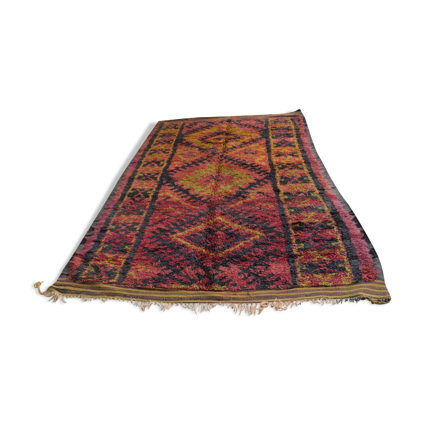 Berber rug Moroccan vintage Atlas