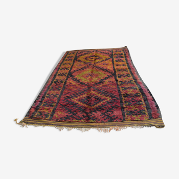 Berber rug Moroccan vintage Atlas