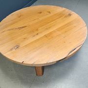 Brutalist tripod coffee table, 1960s