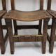 Set of 4 vintage brutalist chairs 1970