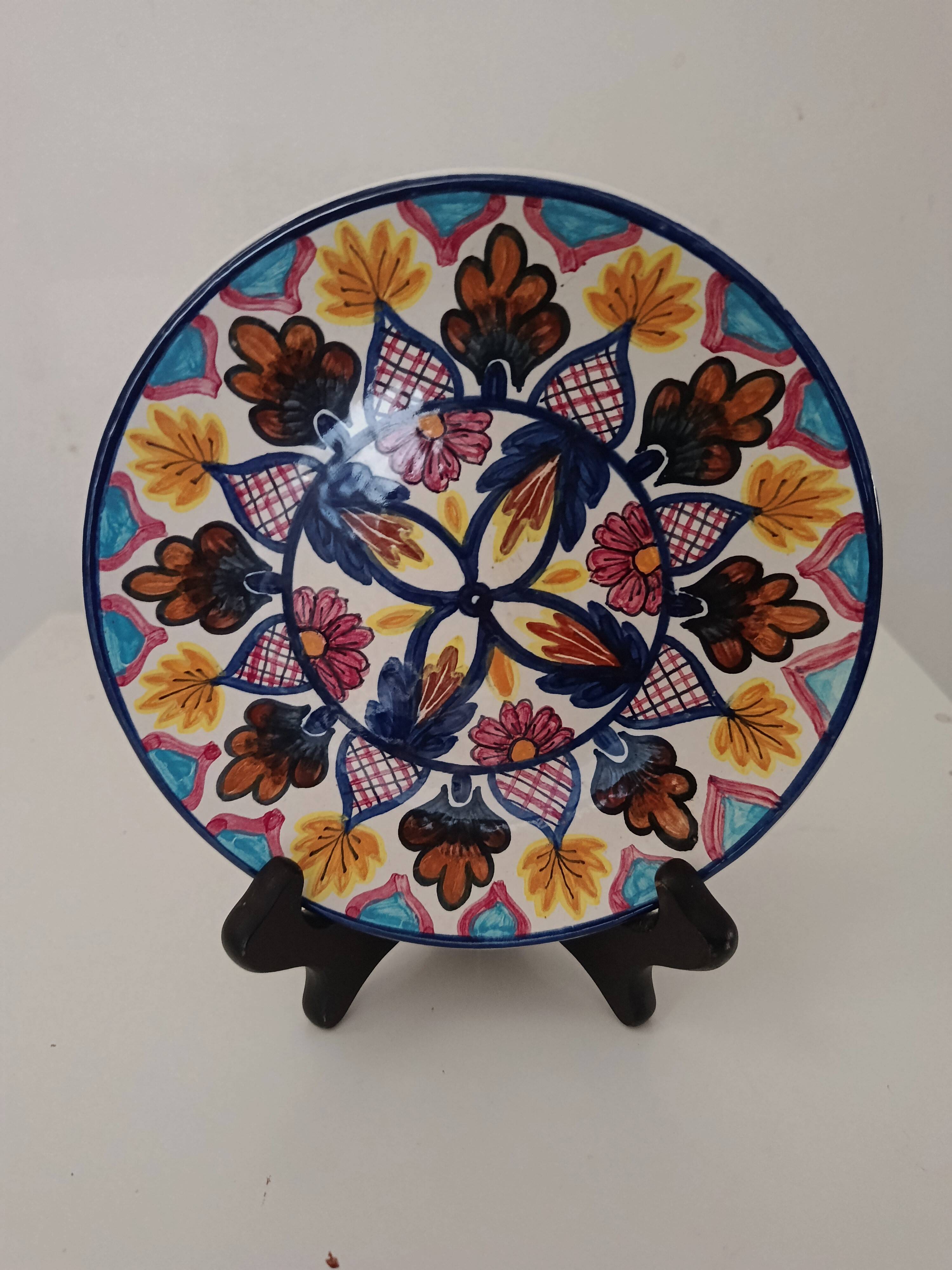 8 handmade ceramic dessert plates J.Arzo