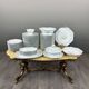 Important Limoges porcelain table service, 71 pieces, 20th century.