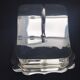 Butter dish silver plated butter/cheese dish with silver metal lid