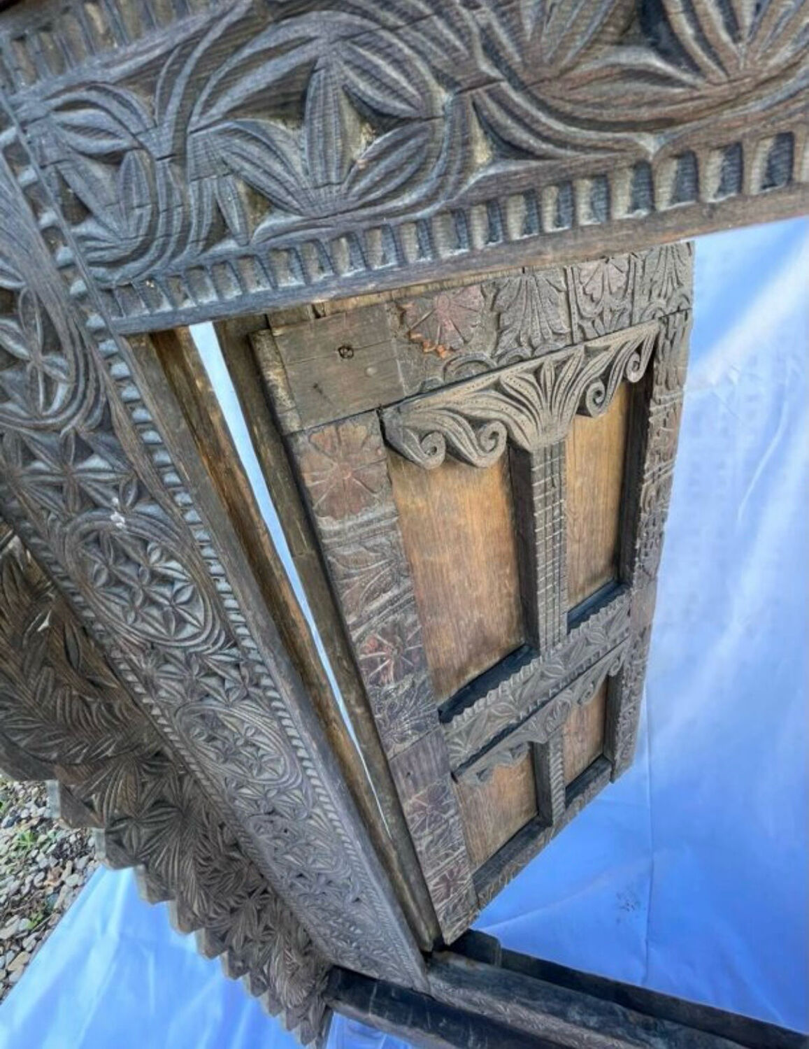 Large ancient door from the Himalayas.