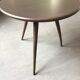 Table basse ronde pieds compas