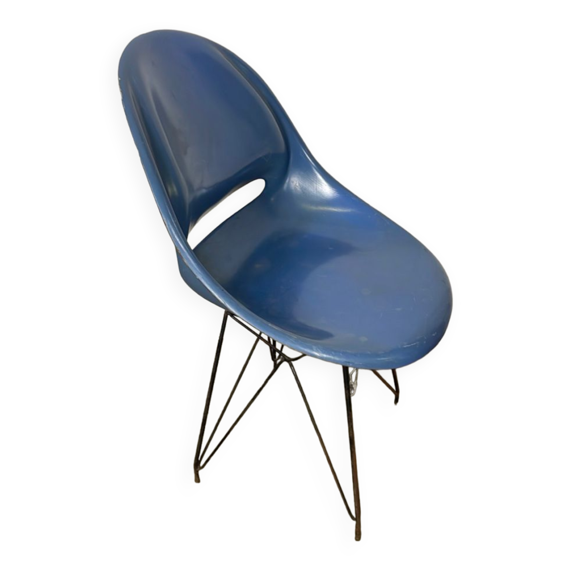 Vintage Fiberglass Chair by Vertex 1959