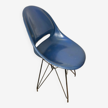 Chaise vintage en fibre de verre par Vertex 1959