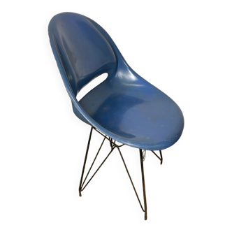 Chaise vintage en fibre de verre par Vertex 1959