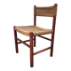 Beautiful chair, wooden frame with papercord seat and backrest