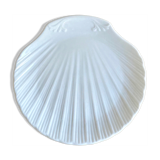 Porcelain scallop dish