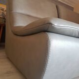 Leather easy chairs