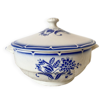 Digoin Sarreguemines tureen, Canebière decor