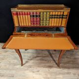 Louis XV Style Marquetry Stepped Desk