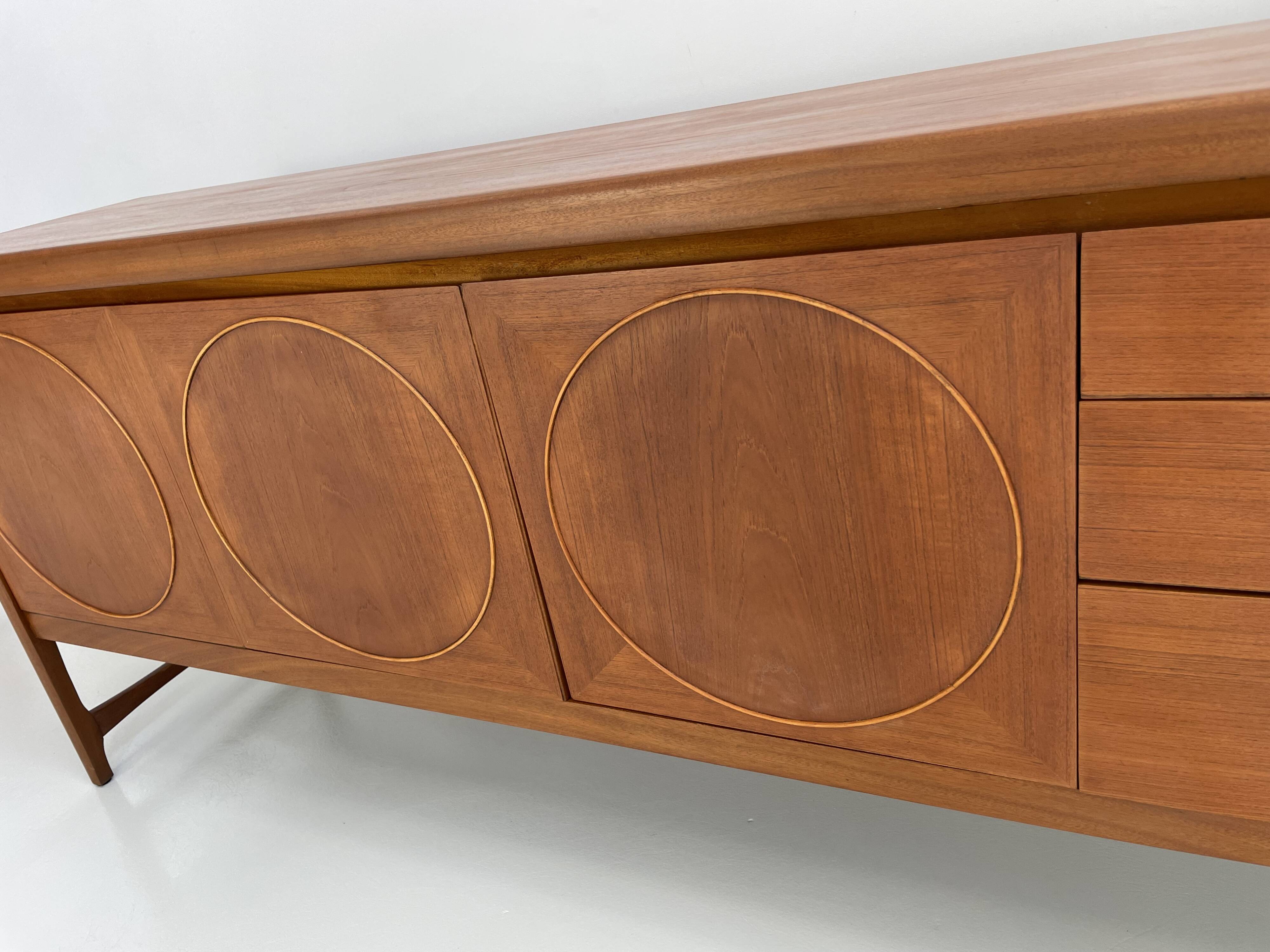Vintage Nathan "Circle" sideboard 1960's