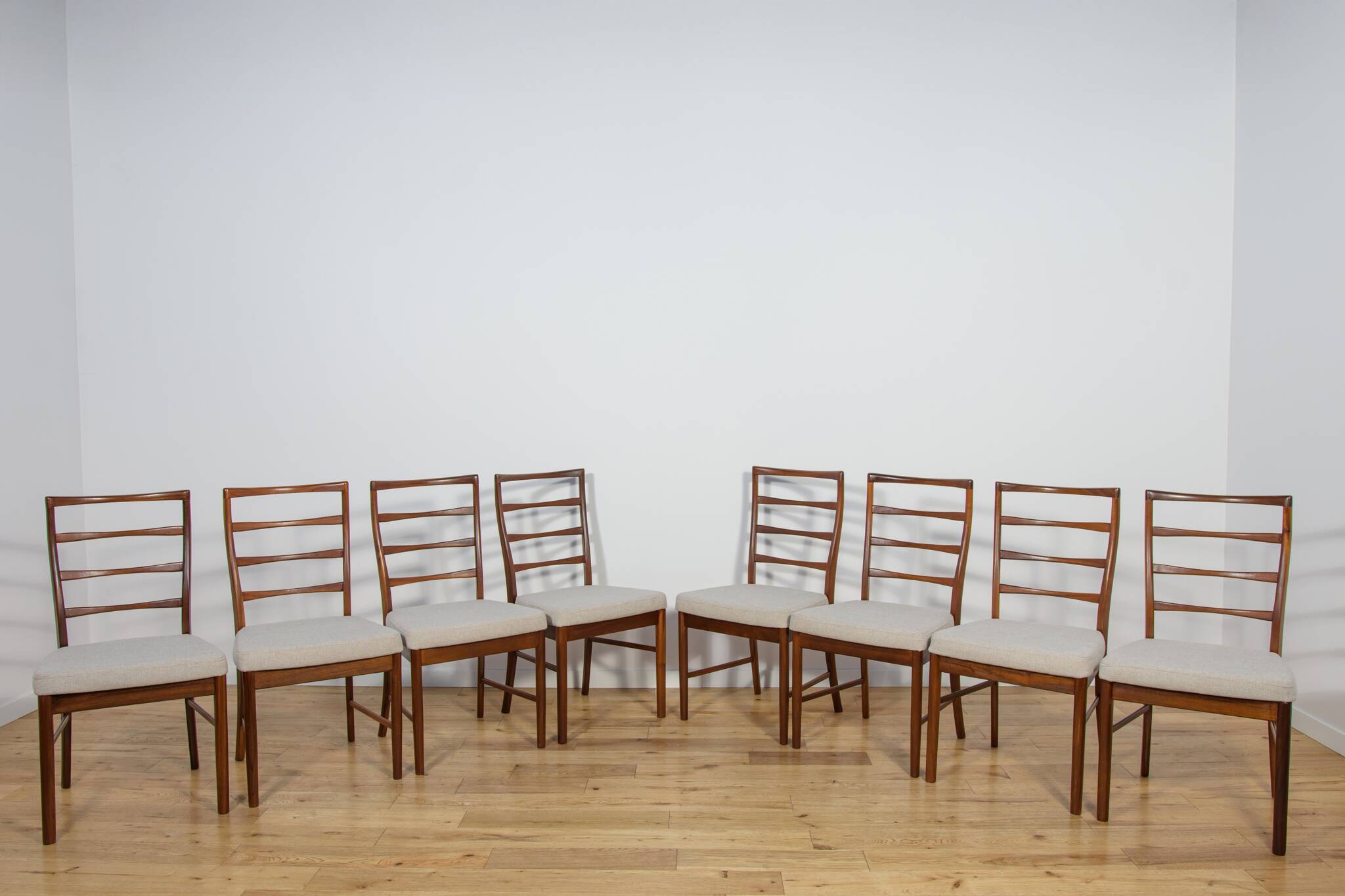 Mid-century dining chairs from McIntosh, United Kingdom, 1960s, set of 8