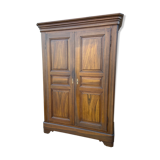 Rustic cabinet vintage fir paint original Alsace 1900s