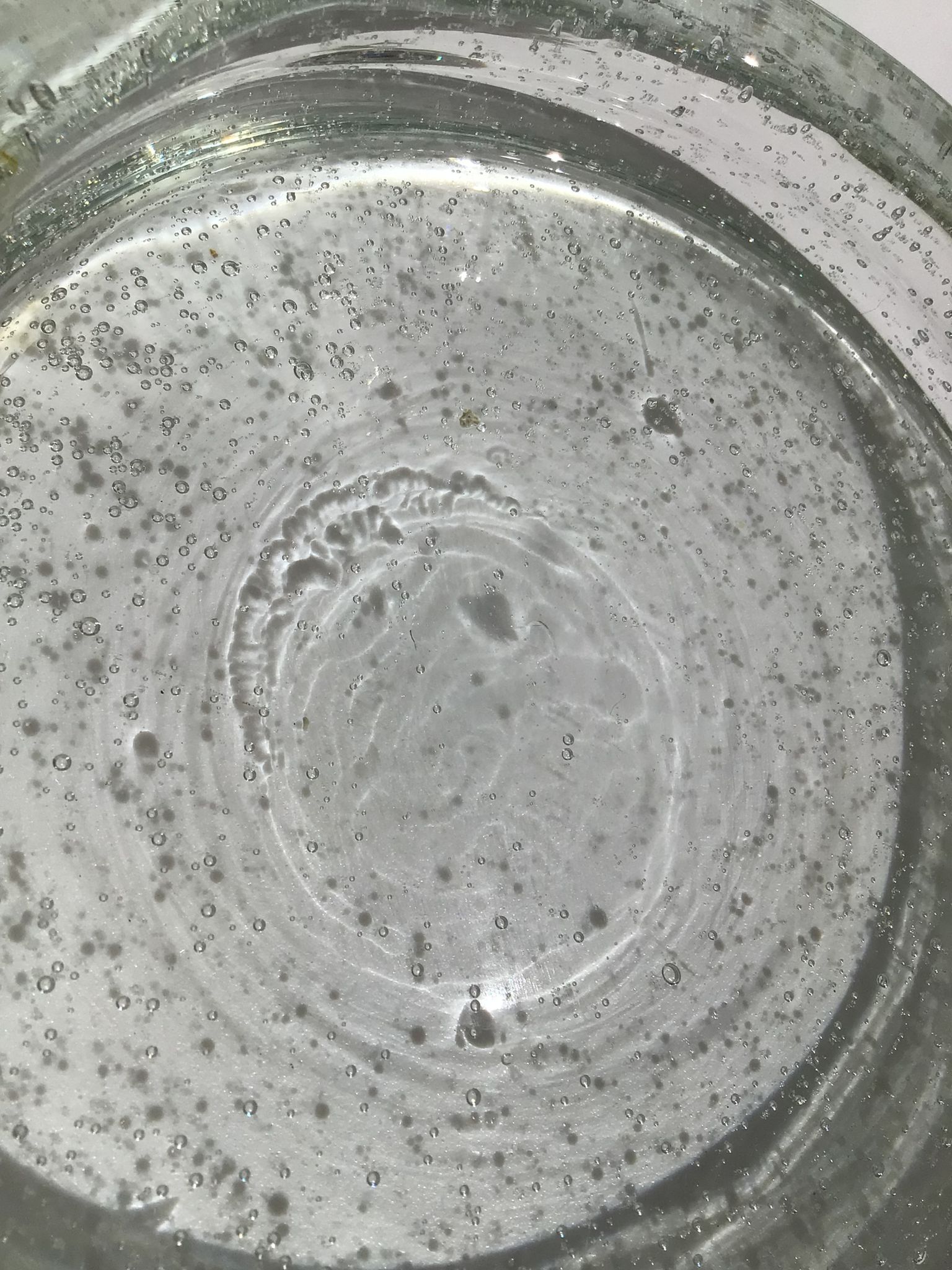 Vacuum pocket blown glass bubbled glassware Bendor