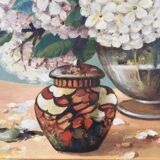 Table bouquet of hydrangeas