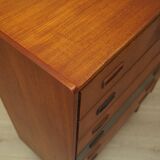 Teak chest of drawers, Danish design, 1970s, production: Denmark