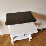 Restyled cherry pedestal table